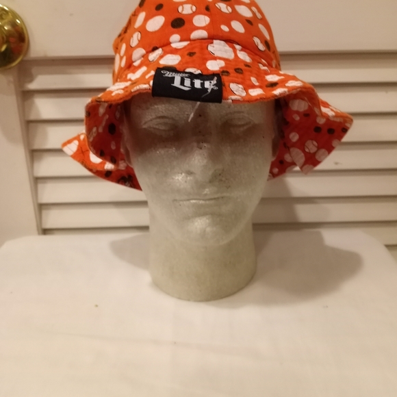 Other - Baltimore Orioles bucket hat Miller lite beer logo